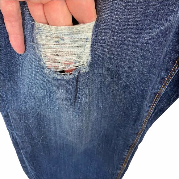 Melissa Mccarthy Seven 7 Skinny Jeans size 20 W Women's Blue Pencil Stretch - Picture 4 of 12